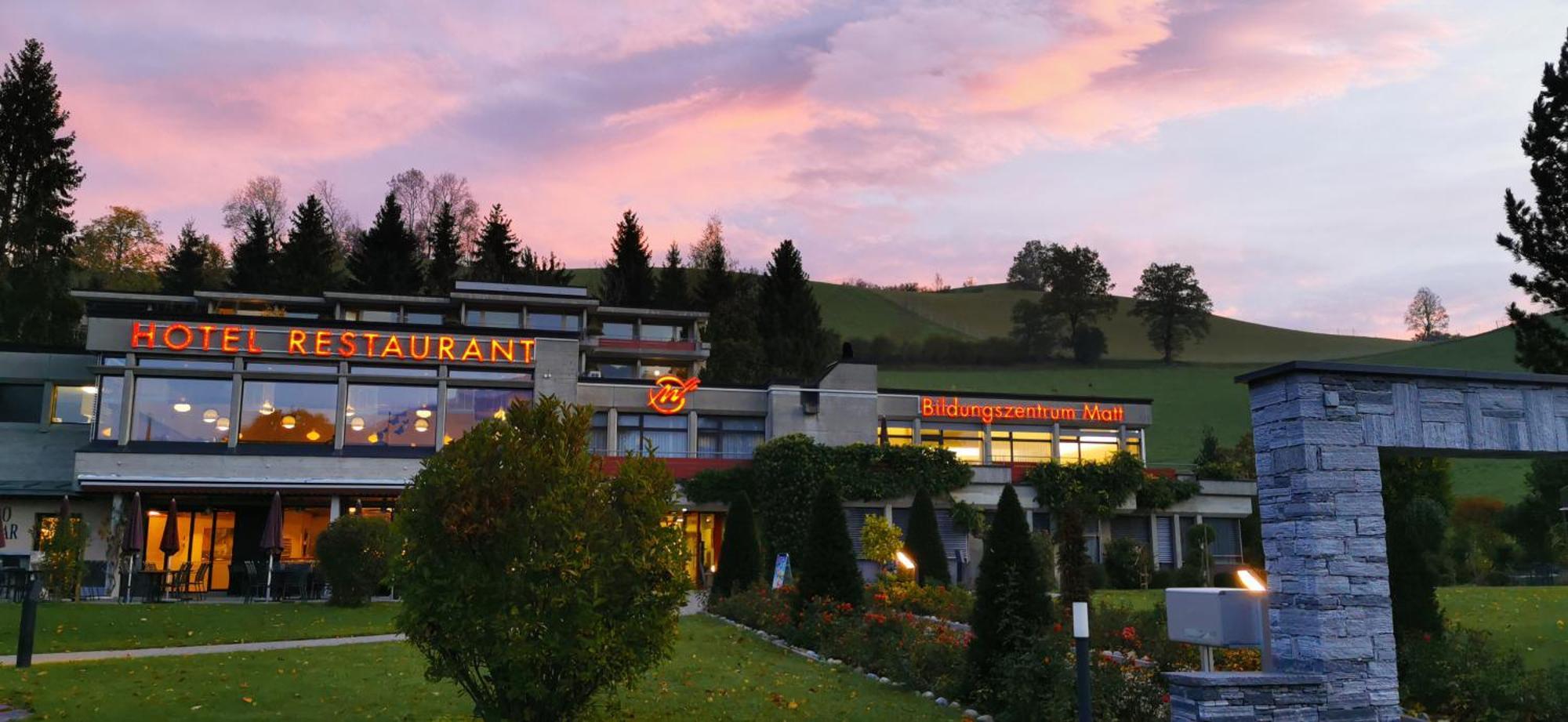 Hotel & Bildungszentrum Matt Schwarzenberg Exterior foto